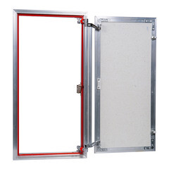 Люк ревизионный под плитку Практика EuroFormat-R алюминиевый 400х800 мм скрытый нажимной - фото 2