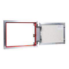 Люк ревизионный под плитку Практика EuroFormat-R алюминиевый 500х400 мм скрытый нажимной - фото 4