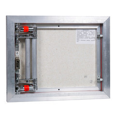 Люк ревизионный под плитку Практика EuroFormat-R алюминиевый 500х400 мм скрытый нажимной - фото 3