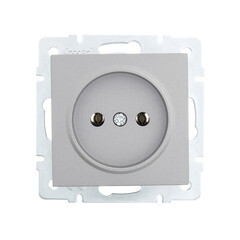 Изображение товара Розетка Lezard Vesna встраиваемая платина (742-3588-121B)