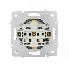 Розетка Lezard Vesna встраиваемая платина с крышкой (742-3588-123B) - фото 3