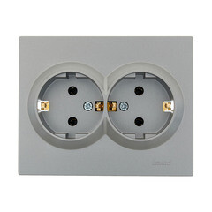 Изображение товара Розетка Lezard Vesna встраиваемая платина (742-3500-127B)