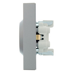 Розетка Lezard Vesna встраиваемая платина (742-3500-127B) - фото 4