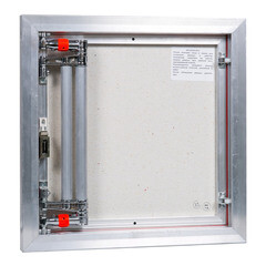 Люк ревизионный под плитку Практика EuroFormat-R алюминиевый 500х500 мм скрытый нажимной - фото 5