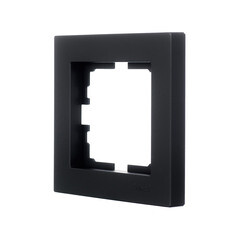 Рамка Lezard Vesna одноместная черный бархат (742-4200-146) - фото 5