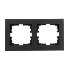 Изображение товара Рамка Lezard Vesna двухместная черный бархат (742-4200-147)