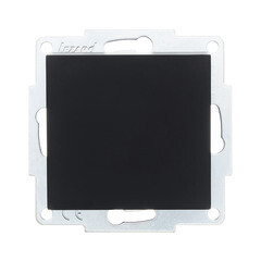 Изображение товара Выключатель Lezard Vesna одноклавишный встраиваемый черный бархат (742-4288-100)