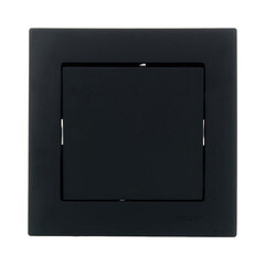 Выключатель Lezard Vesna одноклавишный встраиваемый черный бархат (742-4288-100) - фото 3