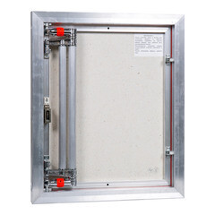 Люк ревизионный под плитку Практика EuroFormat-R алюминиевый 500х600 мм скрытый нажимной - фото 3