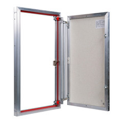 Люк ревизионный под плитку Практика EuroFormat-R алюминиевый 500х800 мм скрытый нажимной - фото 5