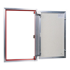 Люк ревизионный под плитку Практика EuroFormat-R алюминиевый 500х800 мм скрытый нажимной - фото 4