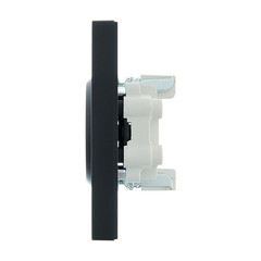 Розетка Lezard Vesna встраиваемая черный бархат (742-4200-128B) - фото 4