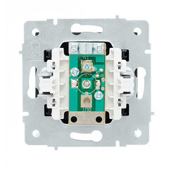 Розетка телевизионная Lezard Vesna встраиваемая черный бархат RJ11 (742-4288-130) - фото 4