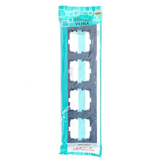 Рамка Lezard Vesna четырехместная графит (742-3400-149) - фото 2