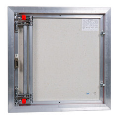 Люк ревизионный под плитку Практика EuroFormat-R алюминиевый 600х600 мм скрытый нажимной - фото 4