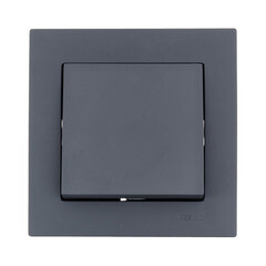 Выключатель Lezard Vesna одноклавишный встраиваемый графит (742-3488-100) - фото 4