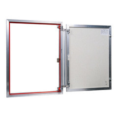 Люк ревизионный под плитку Практика EuroFormat-R алюминиевый 600х800 мм скрытый нажимной - фото 4