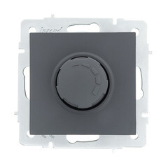 Изображение товара Диммер Lezard Vesna встраиваемый графит поворотный (742-3488-115)