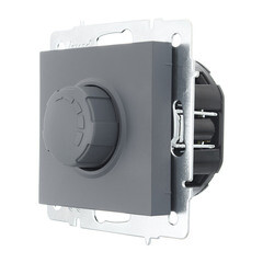 Диммер Lezard Vesna встраиваемый графит поворотный (742-3488-115) - фото 4