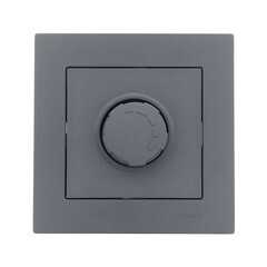 Диммер Lezard Vesna встраиваемый графит поворотный (742-3488-115) - фото 3