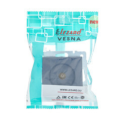 Розетка телевизионная Lezard Vesna встраиваемая графит RJ11 (742-3488-130) - фото 3