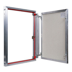 Люк ревизионный под плитку Практика EuroFormat-R алюминиевый 600х900 мм скрытый нажимной - фото 5