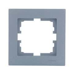 Изображение товара Рамка Lezard Vesna одноместная графит (742-3400-146)