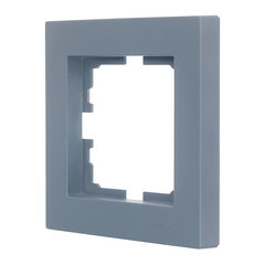 Рамка Lezard Vesna одноместная графит (742-3400-146) - фото 3