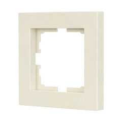 Рамка Lezard Vesna одноместная крем (742-0300-146) - фото 5