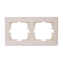 Изображение товара Рамка Lezard Vesna двухместная крем (742-0300-147)