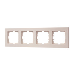 Рамка Lezard Vesna четырехместная крем (742-0300-149) - фото 4