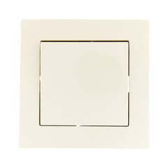 Выключатель Lezard Vesna одноклавишный встраиваемый крем (742-0388-100) - фото 3