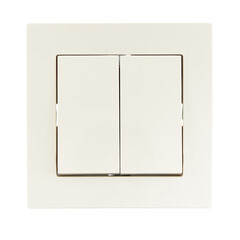 Выключатель Lezard Vesna двухклавишный встраиваемый крем (742-0388-101) - фото 4