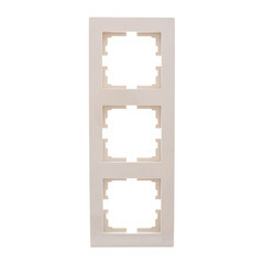 Изображение товара Рамка Lezard Vesna трехместная крем (742-0300-153)