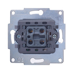 Выключатель Lezard Vesna одноклавишный встраиваемый крем с подсветкой (742-0388-111) - фото 2