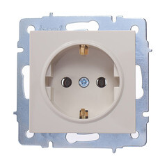 Изображение товара Розетка Lezard Vesna встраиваемая крем (742-0388-122B)