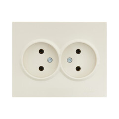 Розетка Lezard Vesna встраиваемая крем (742-0300-128B) - фото 1