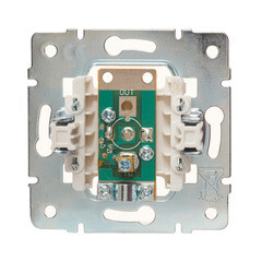 Розетка телевизионная Lezard Vesna встраиваемая крем RJ11 (742-0388-130) - фото 5