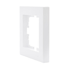 Рамка Lezard Vesna одноместная белая (742-0200-146) - фото 6