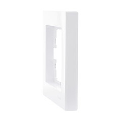 Рамка Lezard Vesna одноместная белая (742-0200-146) - фото 3