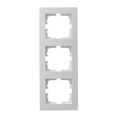 Изображение товара Рамка Lezard Vesna трехместная белая (742-0200-153)