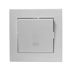 Выключатель Lezard Vesna одноклавишный встраиваемый белый перекрестный (742-0288-107) - фото 4