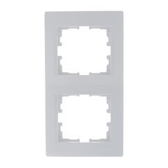 Изображение товара Рамка Lezard Karina двухместная белая (707-0200-152)