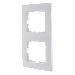 Рамка Lezard Karina двухместная белая (707-0200-152) - фото 4