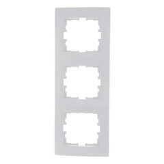 Изображение товара Рамка Lezard Karina трехместная белая (707-0200-153)