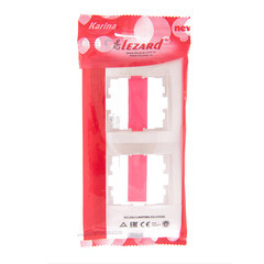 Рамка Lezard Karina двухместная жемчужно-белый перламутр (707-3000-152) - фото 3