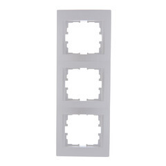 Изображение товара Рамка Lezard Karina трехместная жемчужно-белый перламутр (707-3000-153)