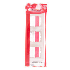 Рамка Lezard Karina трехместная жемчужно-белый перламутр (707-3000-153) - фото 3