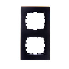 Изображение товара Рамка Lezard Karina двухместная черный бархат (707-4200-152)