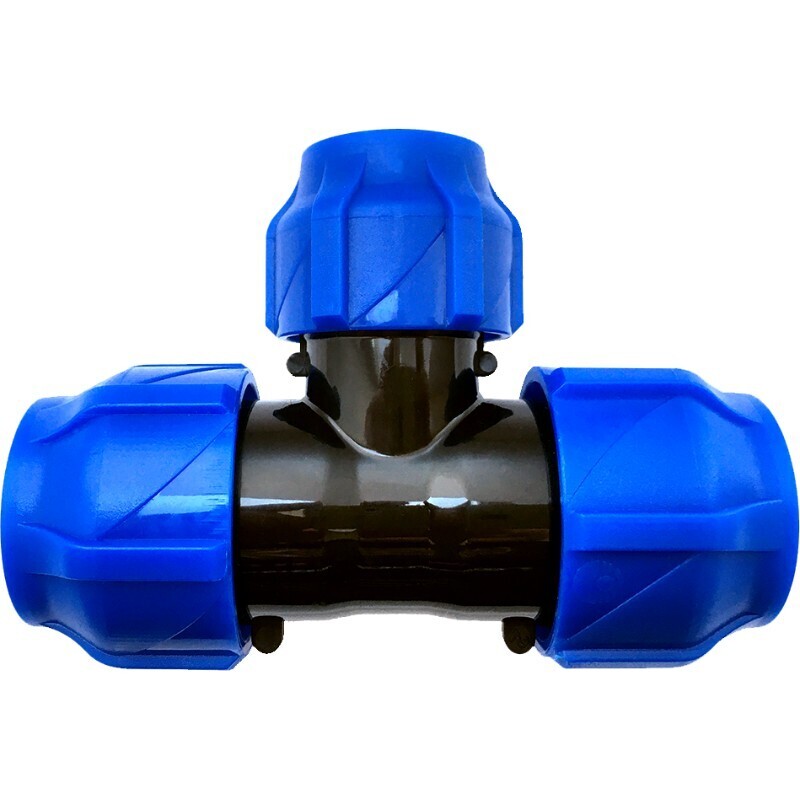 Тройник ПНД Valfex компрессионный переходной 25х20х25 мм